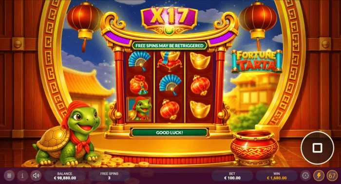 Fortune Tarta - Free Spins რეჟიმი მულტიპლიკატორით